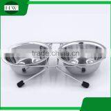 Pet Accessories Anti Slip Stainless Steel Holder Double Cat Dog Pet Feeder Water Food Bowl thumbnail-5