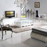 Tempered Glass Bright MDF Modern Design Coffee Table C197 thumbnail-1