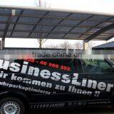 5.4*2.7 Outdoor Car Shed Aluminum Carport Car Shelter thumbnail-1