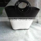 High Quality Best Selling Bamboo Handbag With Colorful Clothing From Vietnam thumbnail-1