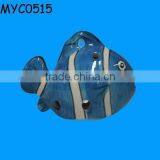 Wholesale Ceramic Fish Shaped Musical Ocarina Instrument thumbnail-1