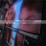 P100mm led mesh curtain see through led display flexible