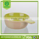 New Cute Mini Green and Brown Color 5.3"*4.1"ceramic Cookware Sets Pan thumbnail-1