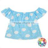 Baby Girls Summer Fresh Patterns Plain Top Outfits Short Sleeve Children Clothes thumbnail-5