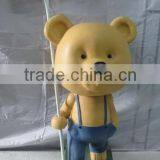 Home Decoration Fiberglass Life Size Garden Bear Statue thumbnail-2