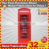 Freestanding Metal Public Antique Telephone Booth for Sale thumbnail-6