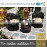 UV-resistant outdoor rattan coffee table furniture set
