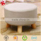Round Ottoman Poufs for Home & Store Furniture Sofa for Resting thumbnail-1