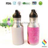 600ML Aluminum Sports Water Bottle With Straw thumbnail-4