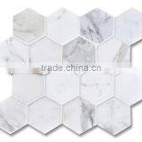 MM-CV241 Good Quality Floor Decoration Natural Stone Hexagonal Marble Mosaics Flooring Tile thumbnail-2
