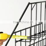 Outdoor Floor Standing Custom Made Metal Wire Folding Magazine Rack thumbnail-2