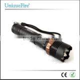 Uniquefire Rechargeable Adjustable Focus Flat 3.7v 300 Lumen Led Torch