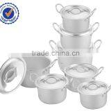 14pcs 16-28cm High Quality Satin Aluminum Multi Soup Stock Pot Set thumbnail-4