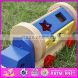 2016 Hot Sale Baby Wooden Push Car, Top Fashion Kids Wooden Push Car, Cheap Children Wooden Push Car W05C064 thumbnail-6