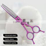 CA-618DP 6inch Opposing Handle Pink Pet Grooming Scissors thumbnail-2