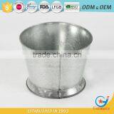 Garden Iron and Zinc Powder Coated Metal Buckets for Flowers Metal Bucket Planters thumbnail-2
