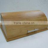 Hotest Wholesale Natural Bamboo Bread Box With Lid