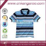 Custom Made 100% Cotton Striped POLO Shirts for Men thumbnail-1