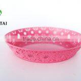 2016 New Plastic pp Circular Fruit Tray With Sunflower thumbnail-2