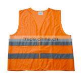 Printed Safety Warning Reflective 100 Polyester Work Vest thumbnail-2