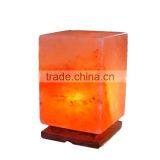 Himalayan Pink Salt Lamp Rectangle Shape With 6ft Cord, 15 Watt Bulb 110 or 220 Volts With Dimmer Full Set 3kg or 6 Pounds thumbnail-1