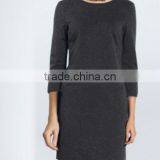 Long Sexy Lady Furcal Straight Skirt/V Collar Simple in the Back Skirt thumbnail-1