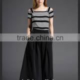 Auschalink Women Elegant High Waist Loose Dress Pants Customized thumbnail-4