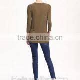 Fashion Relaxed Long and Lean Tunic Oversize Jersey Tee for Women thumbnail-4