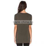 95 Cotton 5 Spandex Extended t Shirt Blank Vintage t Shirts thumbnail-3