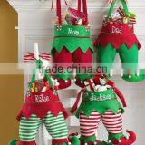 Personalized Blank Felt Christmas Elf Stocking thumbnail-1