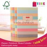 A4 Card Paper Cover Planner Cheap Student Notebook Customizable Stitching Organizer thumbnail-1