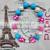 Spring Bubblegum Chunky Bead Necklace Wholesale thumbnail-4