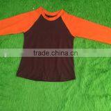 Wholesale Halloween Raglan Baby Girl Cotton Shirt Kids Long Sleeve Clothes Shirt Boutique Children Girl Halloween Raglan Fall thumbnail-3