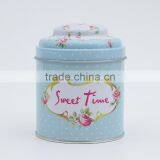 Cylindrical Candy Tin Box Packing Spot Baking Cookies Box Tinplate Tea Pots thumbnail-6