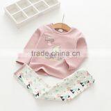 Casual Style Soft Printing Two Pieces Set Cotton Girl Pajamas thumbnail-4