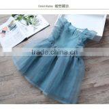 2017 Modern Summer Pure Colour Flying Sleeve Dresses With Frock Dresses thumbnail-6