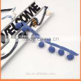 Stock Colorful Women's Girl's Apparel Accessories Pom Pom Ball Trimming thumbnail-2