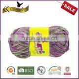 Eco-friendly Acrylic Yarn Prices Good Acrylic Polyester Space Dyed Yarn thumbnail-1