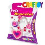 Benefit Price Children Crafts Make Your Own Felt Jewelry Bracelet Heart thumbnail-2