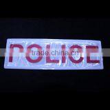 EN13356 Sew on Safety Garment Printed Reflective Pvc Patches thumbnail-4