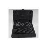 Four Hook 7 Inch Tablet Case With Keyboard / Black Leather Surface Tablet Cover