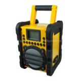 IPX4 Waterproof radio with DAB+/ DAB/FM function for Builders Worksite Jobsite