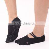 Woman Cotton Knitted Yoga Socks, Anti Slip Yoga Pilates Socks With Low Mqq thumbnail-2