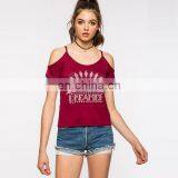 New Design Round Neck T-shirt Printing,Fashion T-shirt Women,T-shirt 100% Cotton thumbnail-5