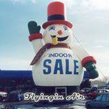 Giant Advertising Inflatable Christmas Snowman for Outdoor Show thumbnail-1