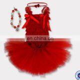 One Piece Girls Party Dress Kids Tulle Dress Sample Kids Dress thumbnail-1