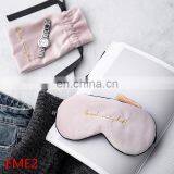 Ins Hot Selling Soft Personalized Travel Natural Silk Sleeping Eye Mask Custom Logo Eye Masks thumbnail-4