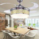 LED Ceiling Lamp Luxury Folding Fan Lights Illuminated Ceiling Fans Takeoff Stealth Ceiling Fan Lights Restaurant Chandelier thumbnail-3