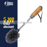 Masthome March Expo Bamboo and stainless steel eco-friendly kitchen cleaning water baby cleaning bottle brush