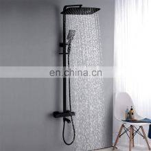 HM005 Contemporary Exposed THERMOSTATIC Square Thermostat Smart Upc Shower Set thumbnail-4
